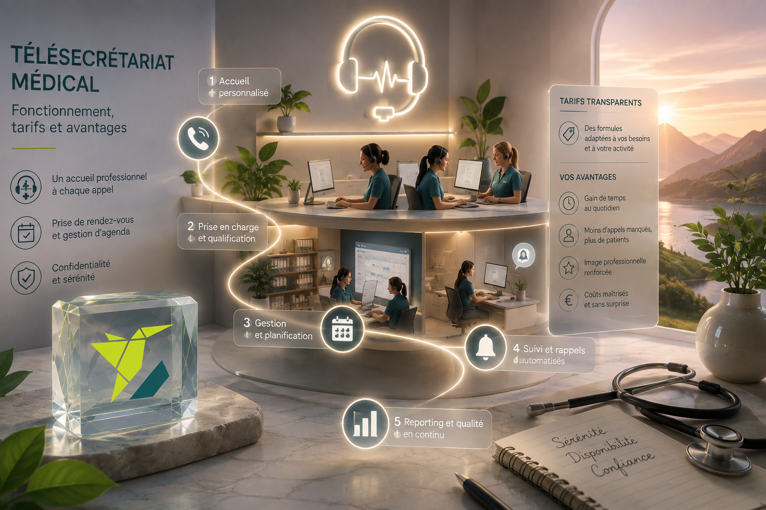 Télésecrétariat médical : fonctionnement, tarifs et avantages